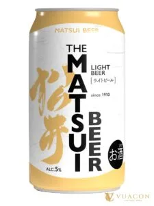 Bia Matsui Light Beer lon 350ml – Nhật Bản
