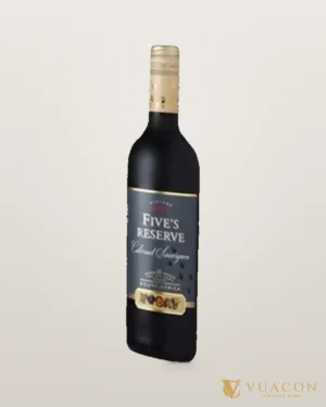 Bịch Five’s Reserve Cabernet Sauvignon – chai chính hãng tại Vua Cồn