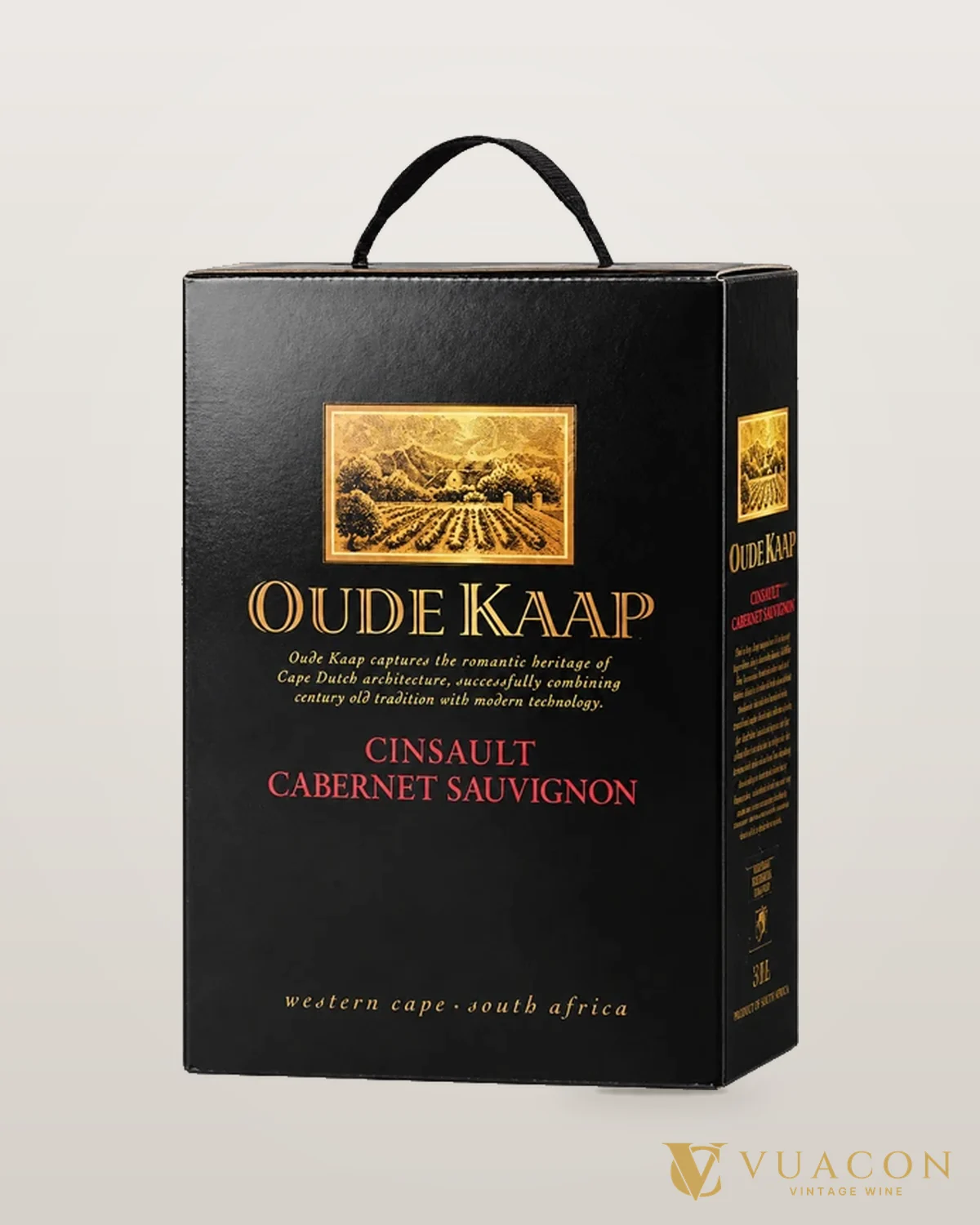 Bịch Oude Kaap Cinsault – Cabernet Sauvignon – chai chính hãng tại Vua Cồn