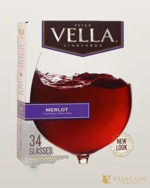 Bịch Peter Vella Merlot – chai chính hãng tại Vua Cồn