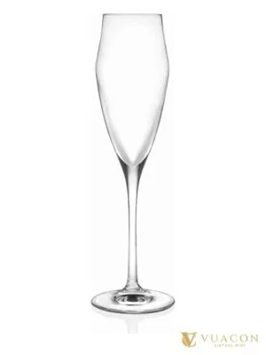 Bộ 6 ly RCR – Ego Flute E18 – ly Champagne, Ý, 180ml
