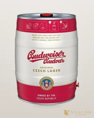 Budweiser Budvar Tiệp ( Bom) – chai chính hãng tại Vua Cồn