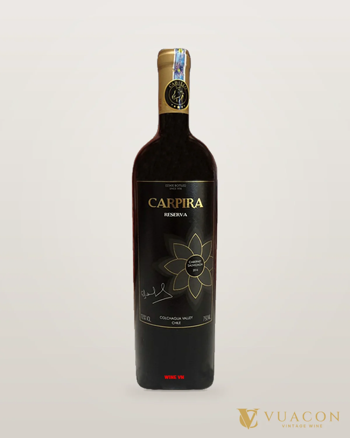 Carpira Reserva Cabernet Sauvignon – chai chính hãng tại Vua Cồn