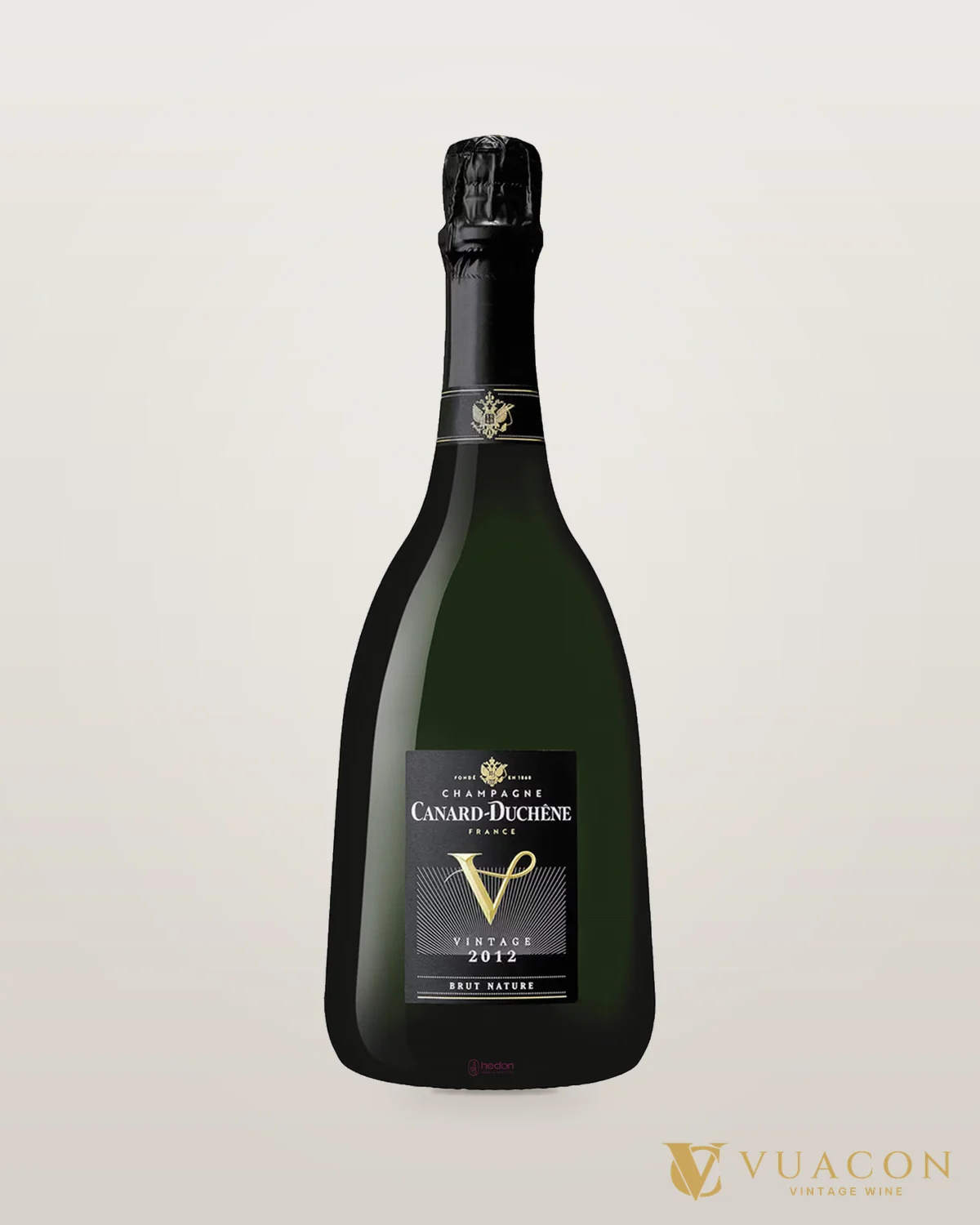Champagne Canard-Duchêne Cuvée ‘V’ Nature Vintage – chai chính hãng tại Vua Cồn