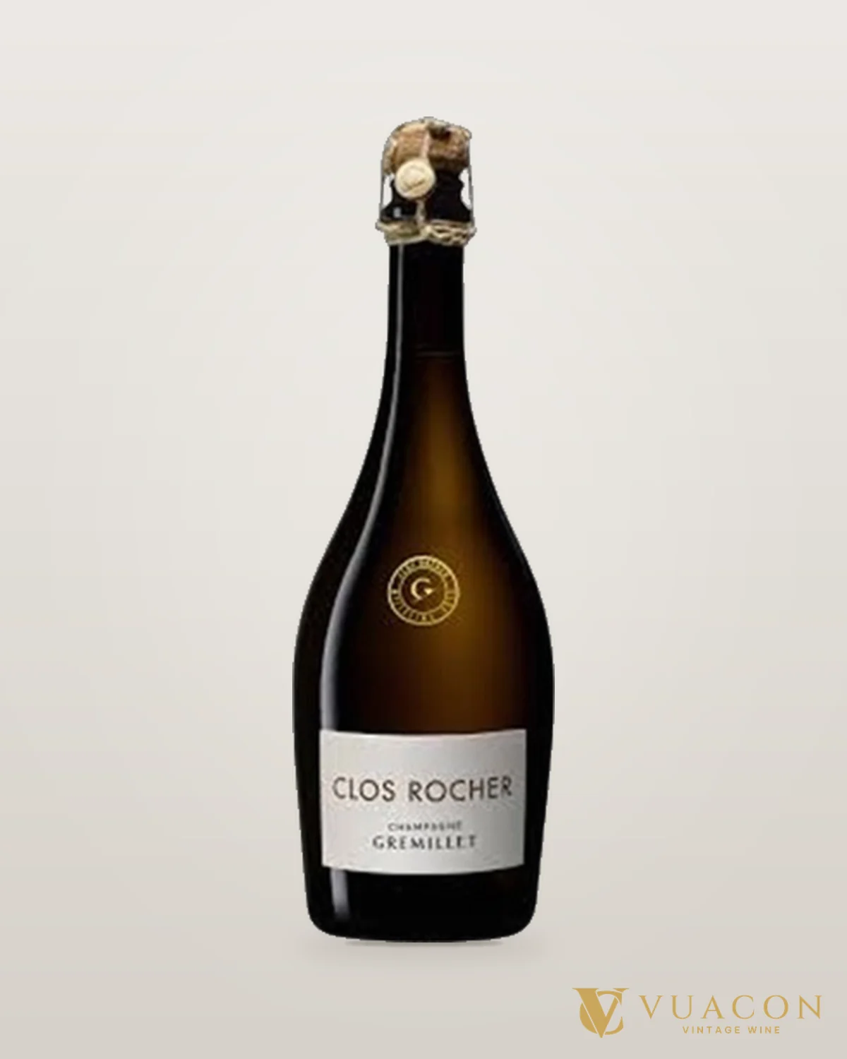 Champagne CLOS ROCHER Gremillet – chai chính hãng tại Vua Cồn