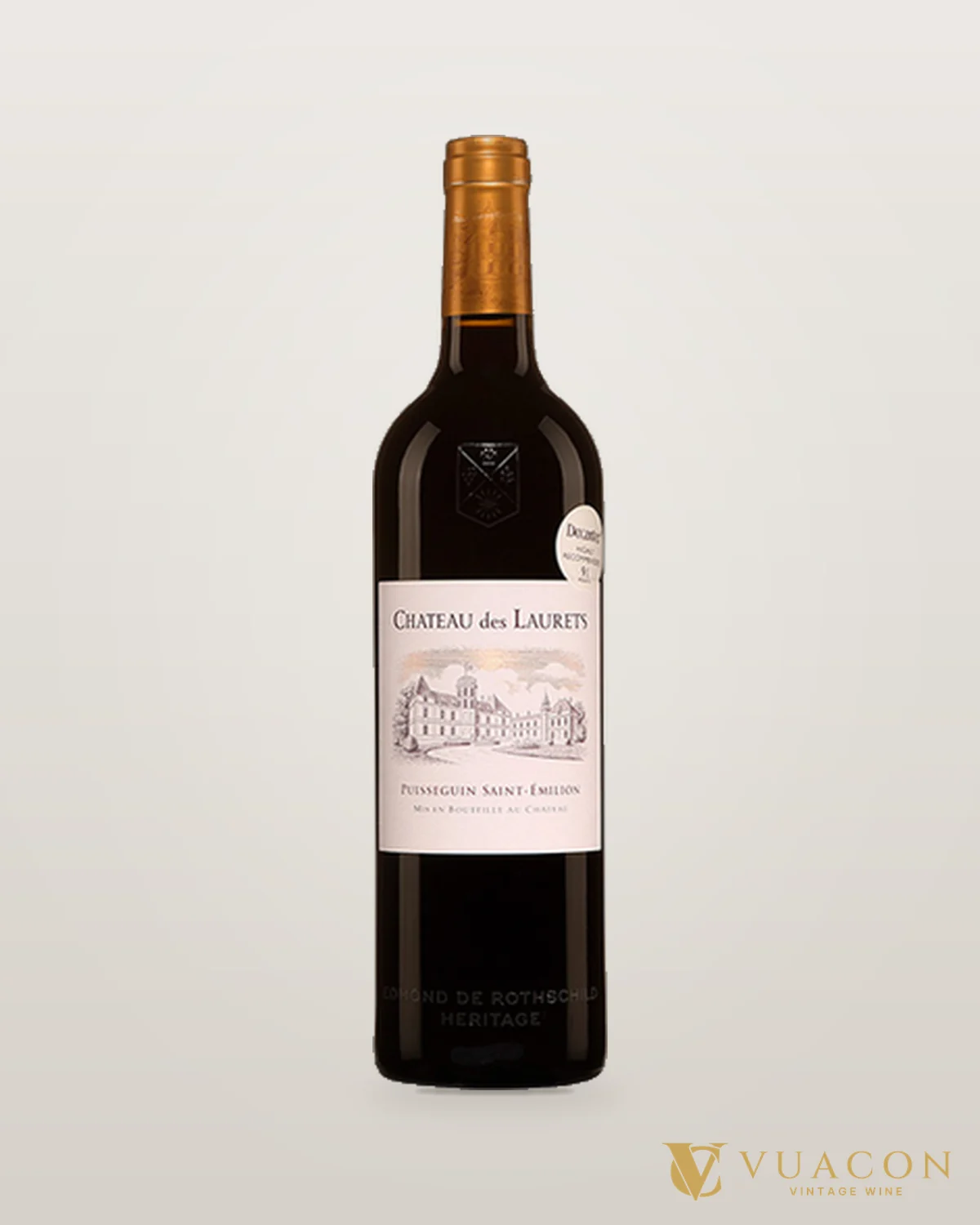 Chateau des Laurets Puisseguin St Emilion – chai chính hãng tại Vua Cồn