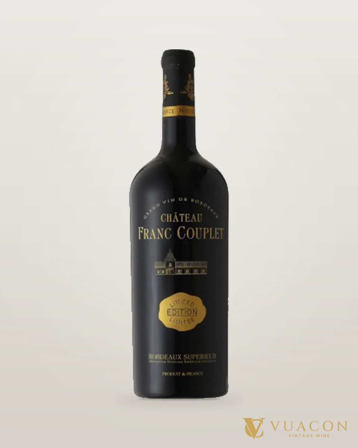 Chateau Franc Couplet Limited Edition Bordeaux Superieur – chai chính hãng tại Vua Cồn