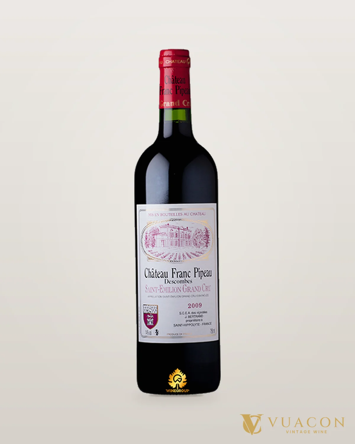 Chateau Franc Pipeau Descombes – chai chính hãng tại Vua Cồn