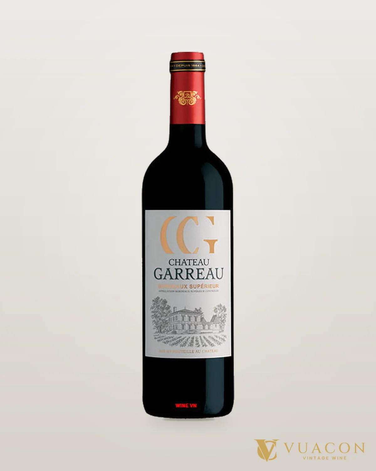 Chateau Garreau Bordeaux Supérieur – chai chính hãng tại Vua Cồn