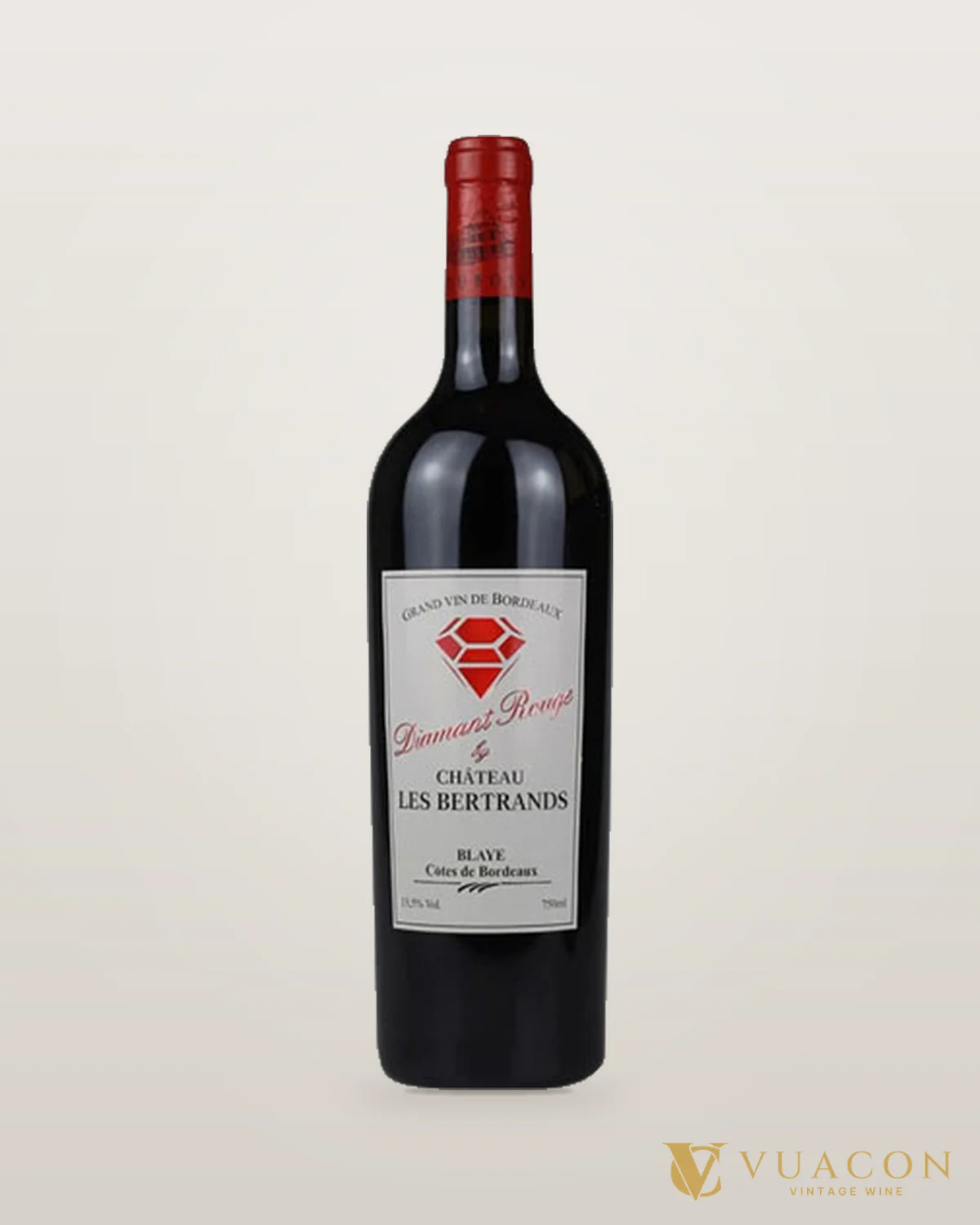 Chateau Les Bertrands Diamant Rouge – chai chính hãng tại Vua Cồn