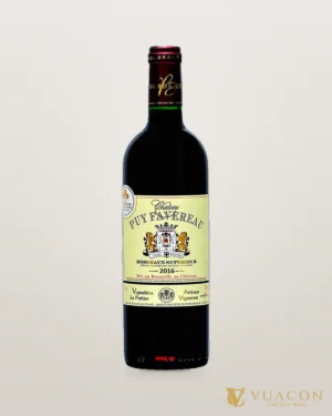 Chateau Puy Favereau – chai chính hãng tại Vua Cồn