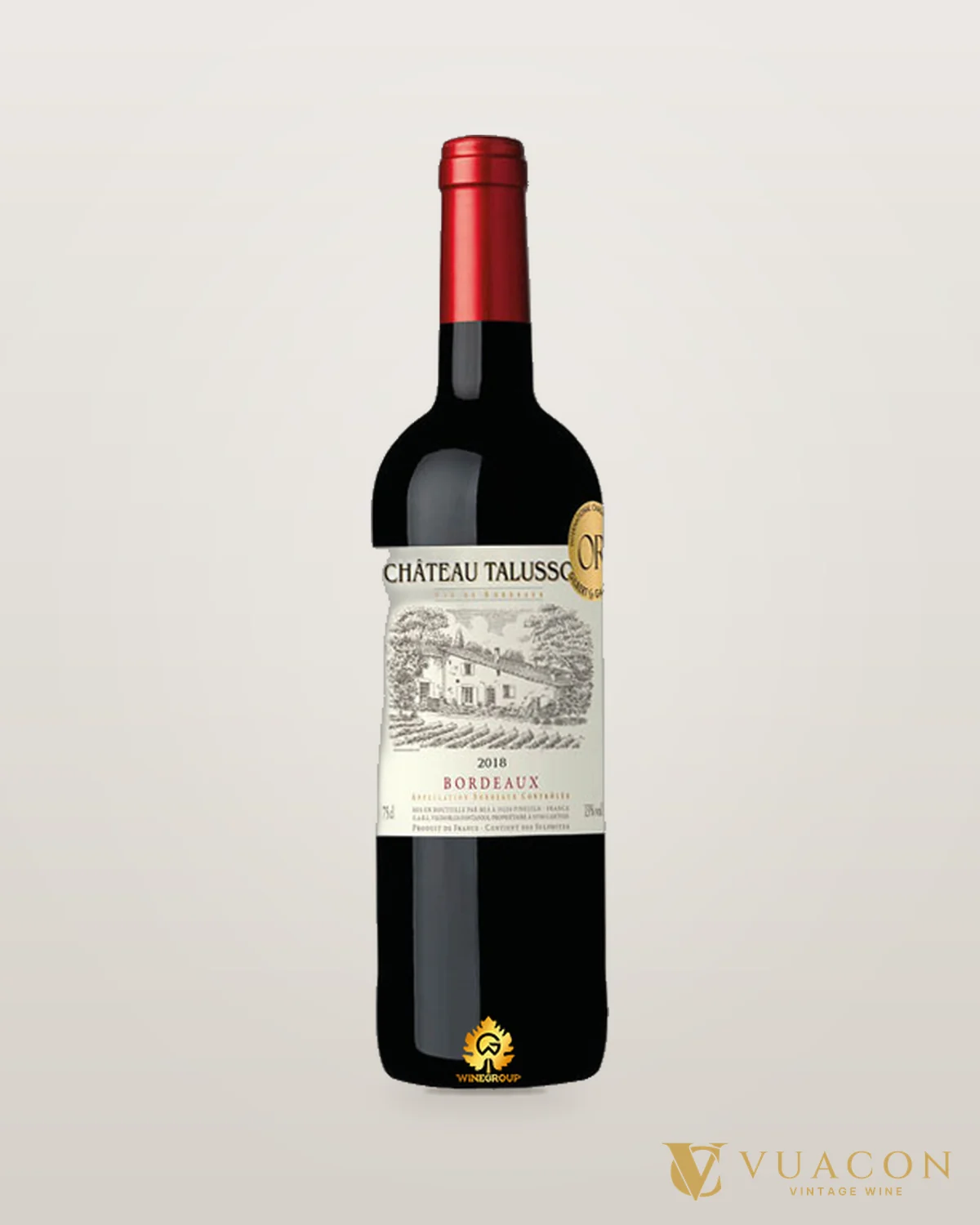 Chateau Talusson Bordeaux – chai chính hãng tại Vua Cồn