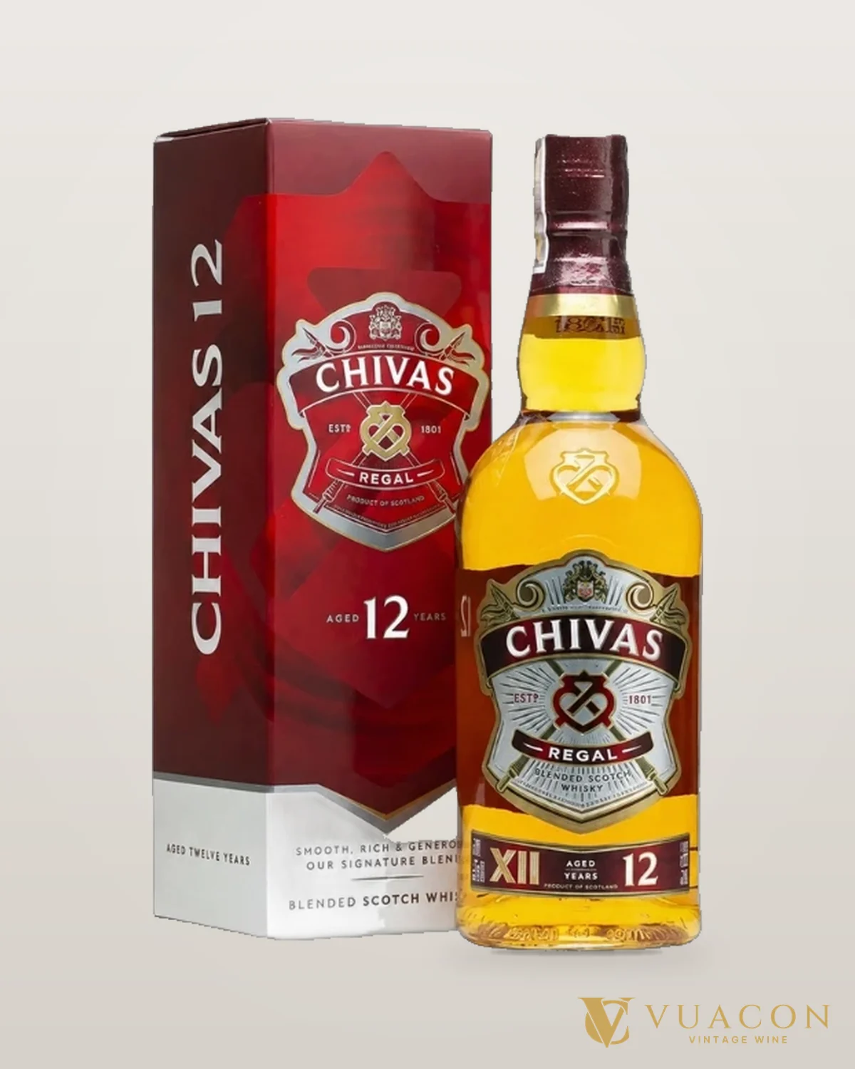 Chivas 12 Regal – chai chính hãng tại Vua Cồn