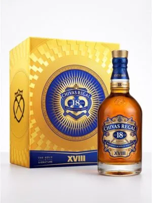 Chivas 18 năm Gold Signature – Hộp quà Tết 2027 – blended Scotch, Scotland, 700ml