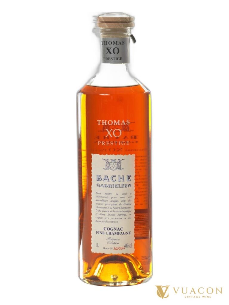 Chai Bache-Gabrielsen Thomas XO Fine Champagne cao, nhãn kem