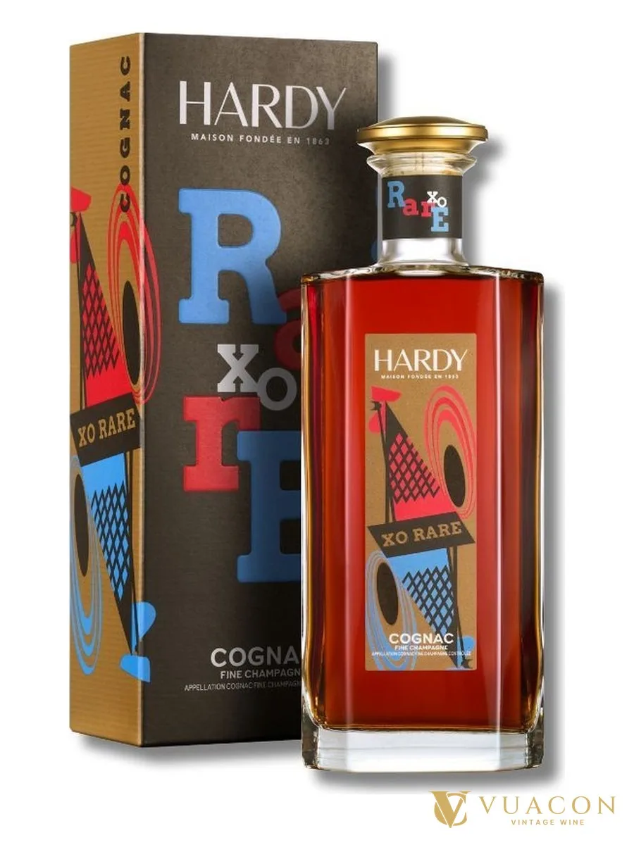 Cognac Hardy XO Rare Fine Champagne – Pháp