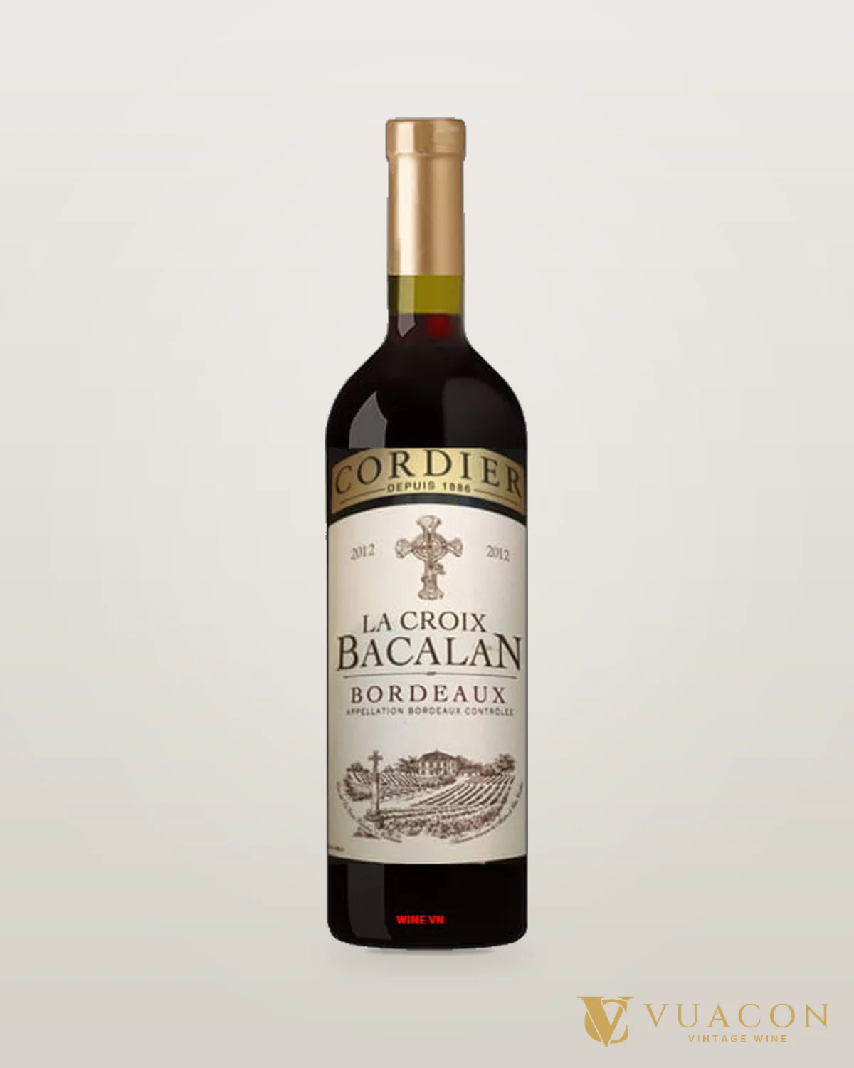 Cordier La Croix Bacalan Bordeaux – chai chính hãng tại Vua Cồn