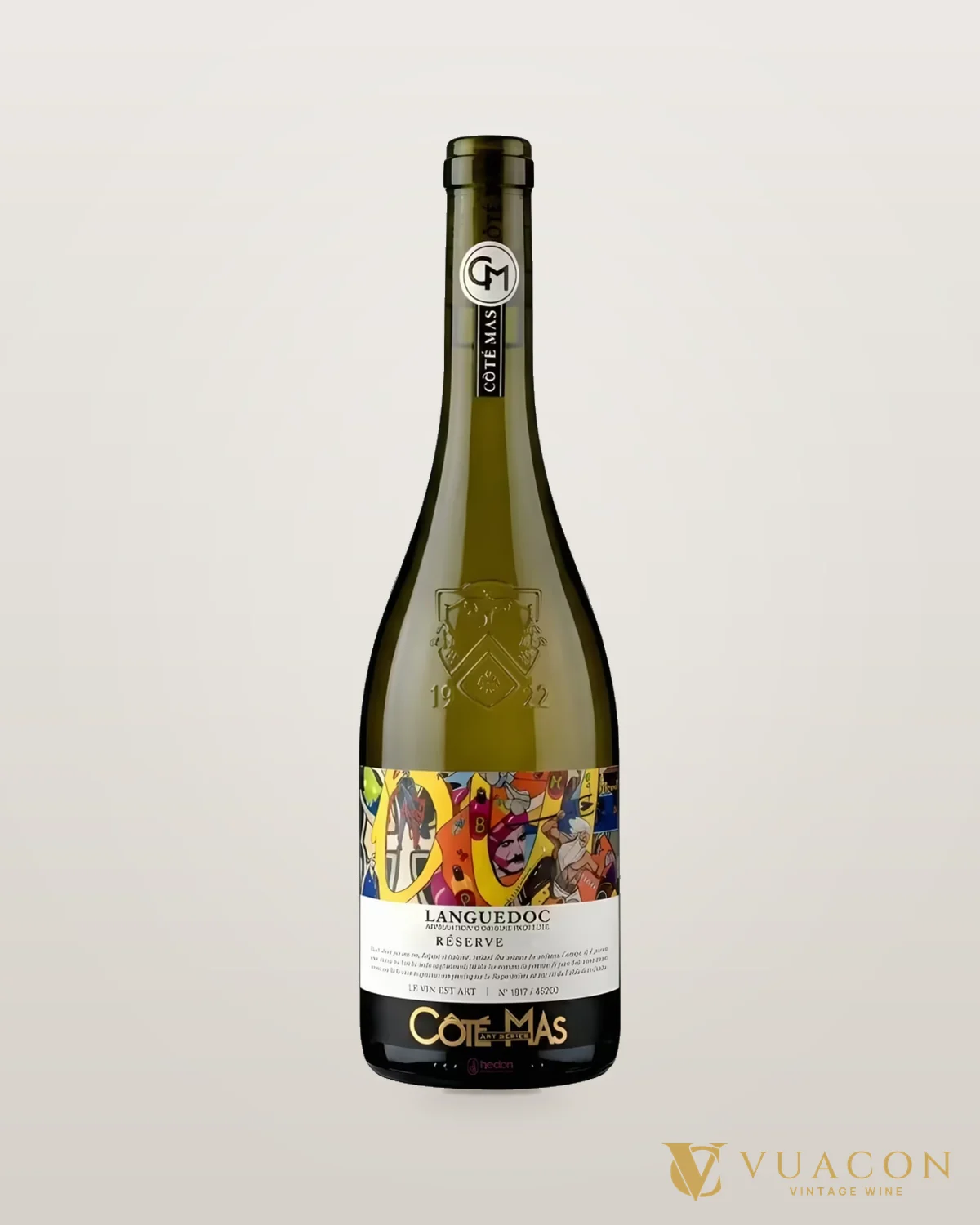 Cote Mas Art Series Reserve Languedoc White – chai chính hãng tại Vua Cồn