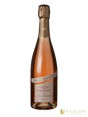 Crémant de Bourgogne Louis Picamelot Les Terroirs Rosé Brut – sparkling Rosé, Burgundy, Pháp, 750ml