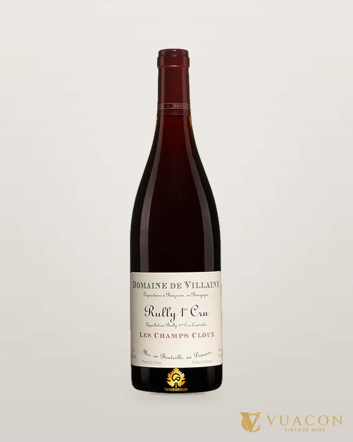 Domaine De Villaine Les Champs Cloux Rully 1ER Cru – chai chính hãng tại Vua Cồn