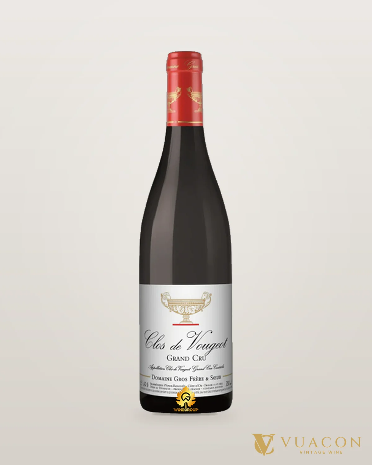 Domaine Gros Frere & Sœur Clos De Vougeot Grand Cru – chai chính hãng tại Vua Cồn