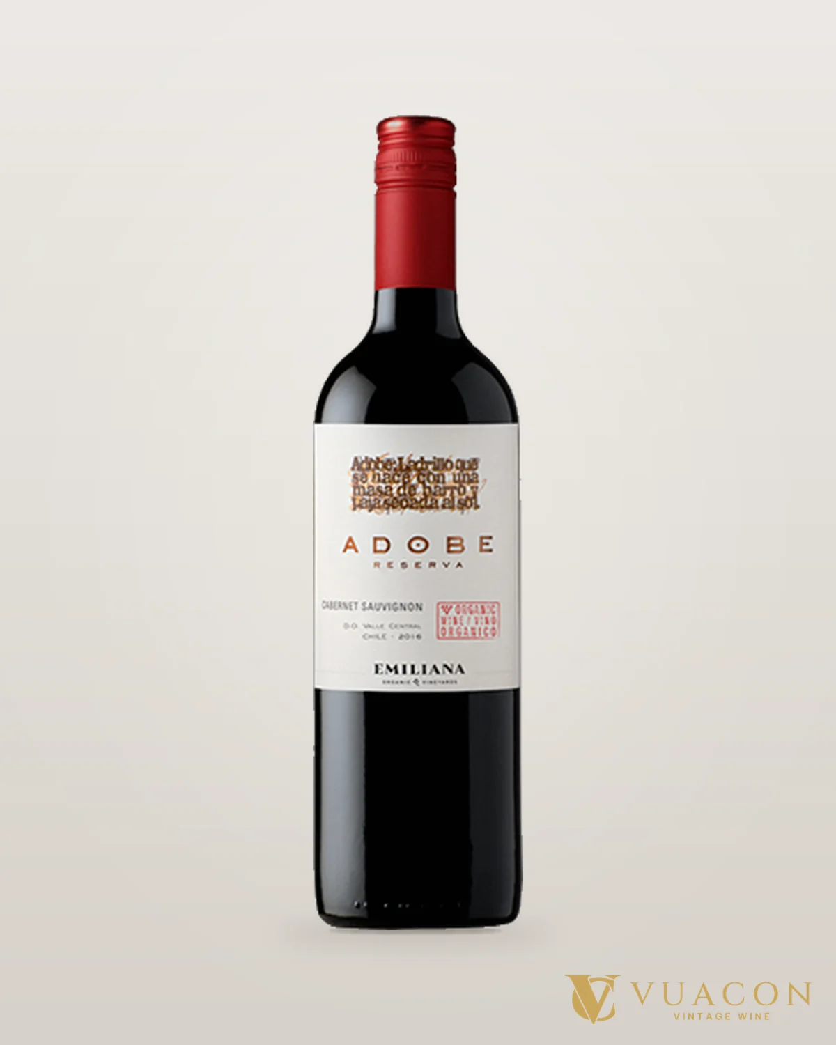 Emiliana Adobe Cabernet Sauvignon – chai chính hãng tại Vua Cồn