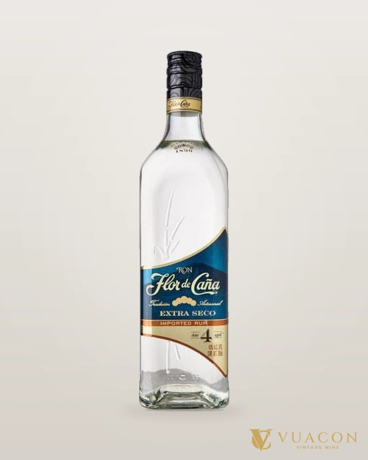 Flor de Cana Extra Seco Slow 4 Aged – chai chính hãng tại Vua Cồn