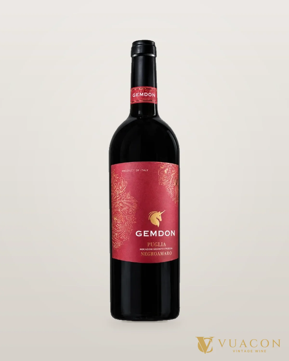 Gemdon Negroamaro Puglia – chai chính hãng tại Vua Cồn