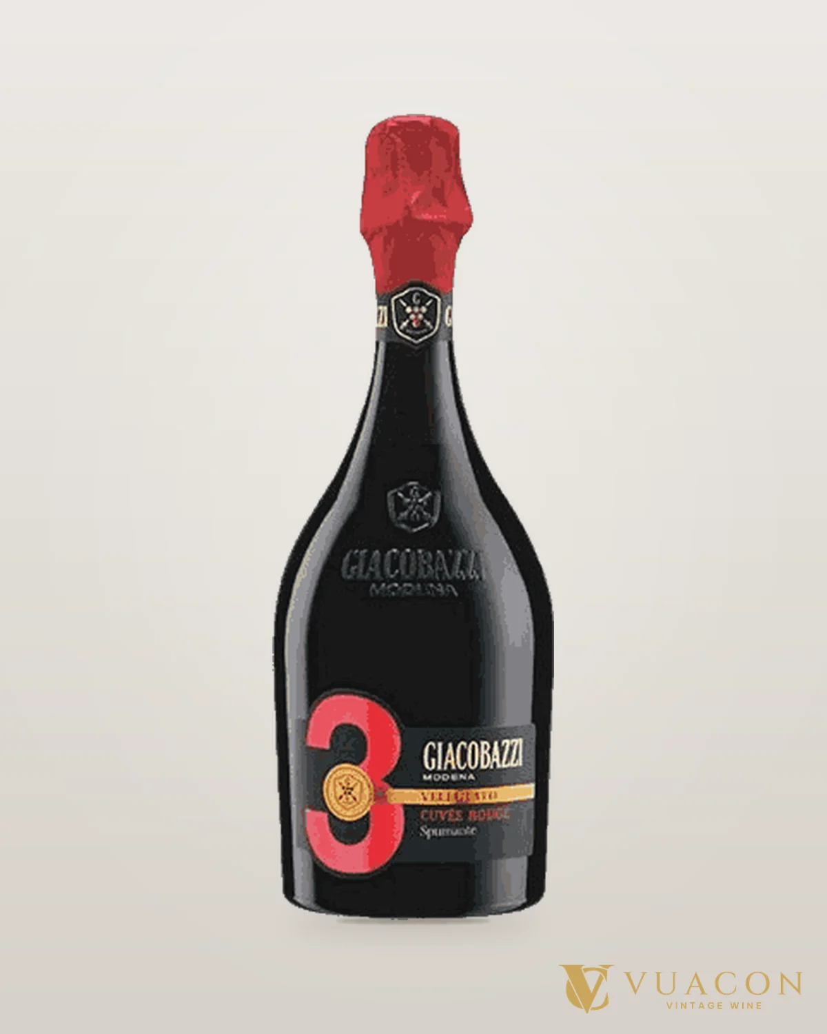 Giacobazzi 3 Vellutato Spumante Cuvée Rouge – chai chính hãng tại Vua Cồn