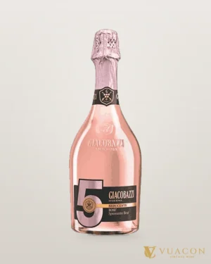 Giacobazzi 5 Seducente Spumante Rose’ Brut – chai chính hãng tại Vua Cồn