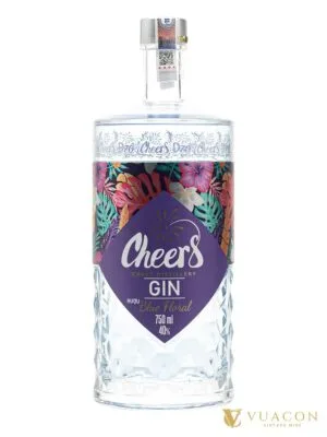 Gin Cheers Blue Floral – gin Việt Nam, Việt Nam, 750ml