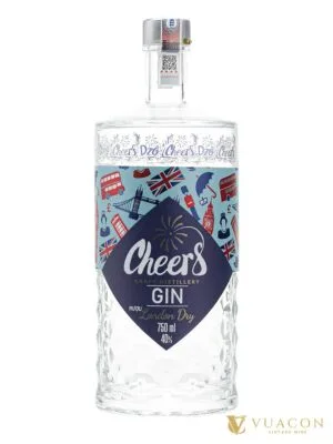 Gin Cheers London Dry – gin Việt Nam, Việt Nam, 750ml