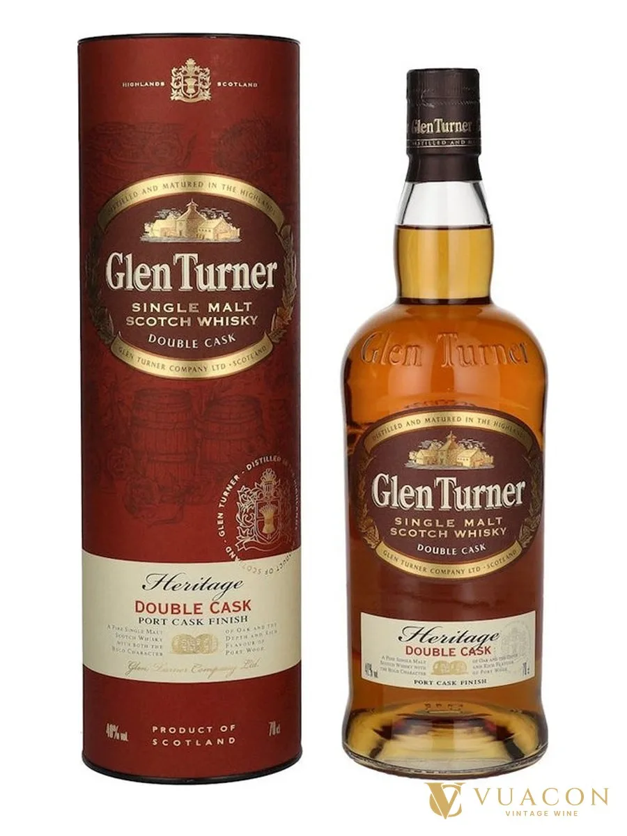 Glen Turner Heritage Double Cask Port Cask Finish – single Malt Scotch, Highland, Scotland, 700ml