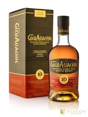 GlenAllachie 10 năm – Spanish Virgin Oak – single Malt Scotch, Speyside, Scotland, 700ml