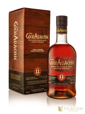 GlenAllachie 11 năm – Pedro Ximénez Wood Finish – single Malt Scotch, Speyside, Scotland, 700ml