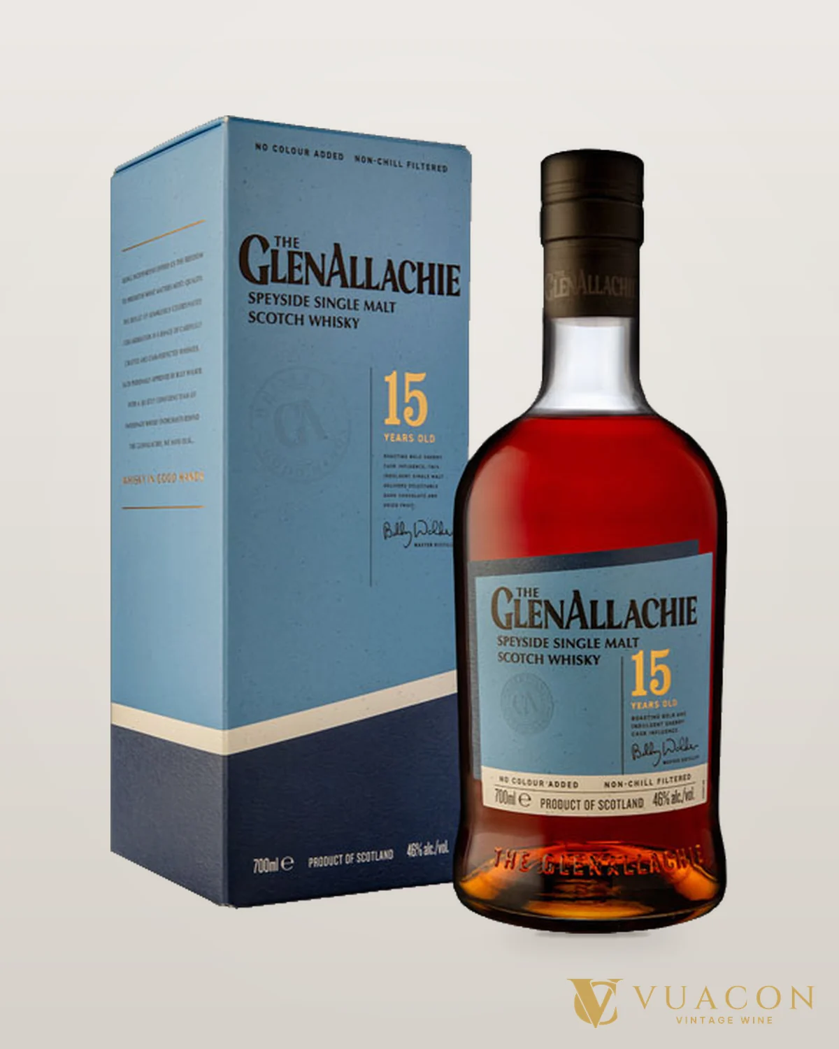 GlenAllachie 15 Sherry – chai chính hãng tại Vua Cồn
