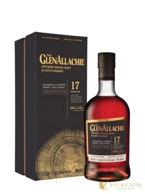 GlenAllachie 17 năm – Mizunara & Oloroso Sherry Cask Finish – phiên bản giới hạn, Speyside, Scotland, 700ml