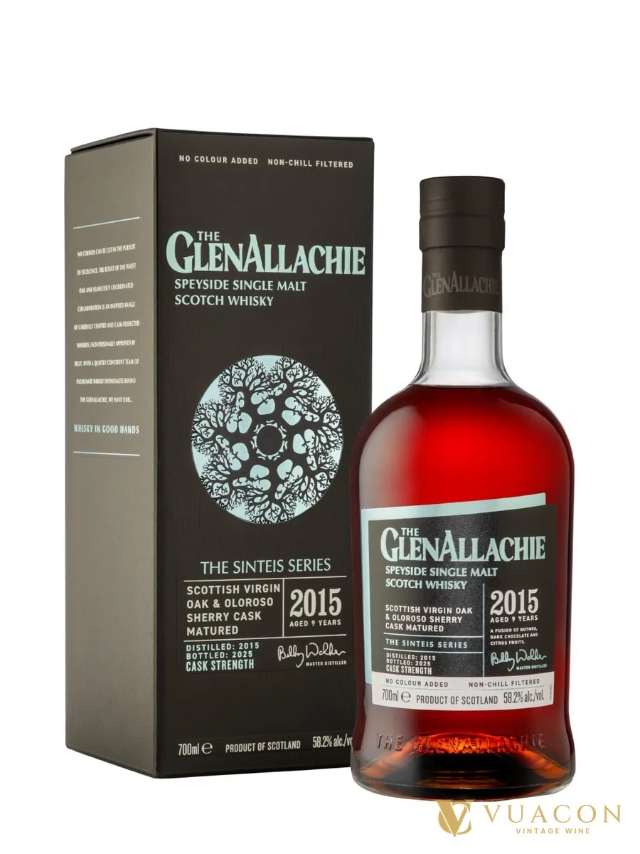 GlenAllachie 2015 – The Sìnteis Series Part II – single Malt Scotch, Speyside, Scotland, 700ml
