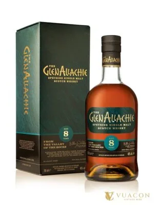 GlenAllachie 8 năm – single Malt Scotch, Speyside, Scotland, 700ml