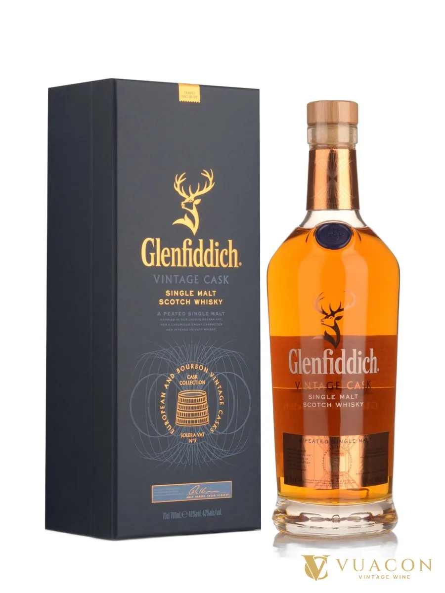 Glenfiddich Vintage Cask – Cask Collection – single Malt Scotch, Speyside, Scotland, 700ml