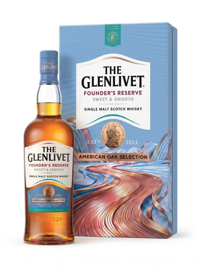 Glenlivet Founder’s Reserve – Hộp quà Tết 2027 – single Malt Scotch, Speyside, Scotland, 700ml