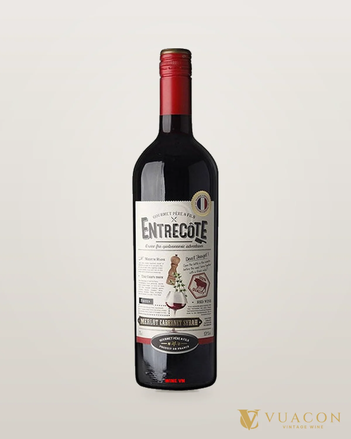Gourmet Père & Fils Entrecote – chai chính hãng tại Vua Cồn