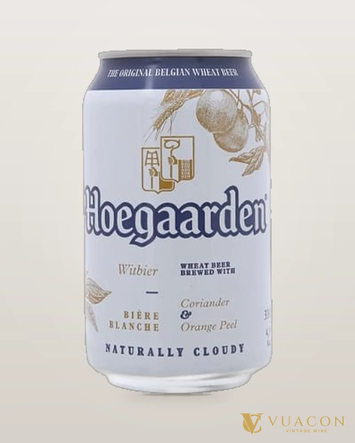 Hoegaarden White – Lon – Thùng 24 Lon – chai chính hãng tại Vua Cồn