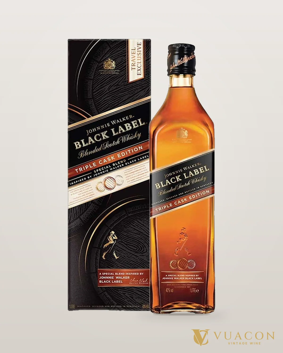 Johnnie Walker Black Label Triple Cask – chai chính hãng tại Vua Cồn