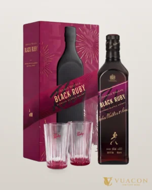 Johnnie Walker Black Ruby – Hộp quà Tết 2027 – chai chính hãng tại Vua Cồn