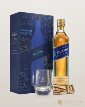 Johnnie Walker Blue Label – Hộp quà Tết 2027 – chai chính hãng tại Vua Cồn