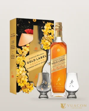 Johnnie Walker Gold Label Reserve – Hộp quà Tết 2027 – chai chính hãng tại Vua Cồn