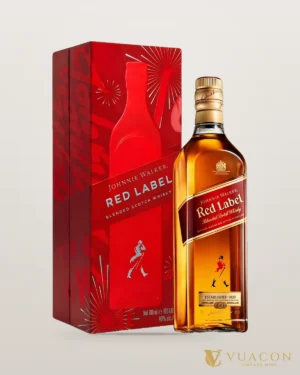 Johnnie Walker Red Label – Hộp quà Tết 2027 – chai chính hãng tại Vua Cồn