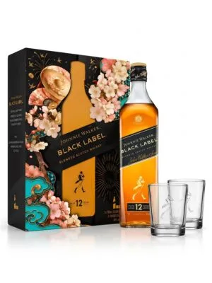 Johnnie Walker Black Label – Hộp quà Tết 2027 – blended Scotch, Scotland, 700ml