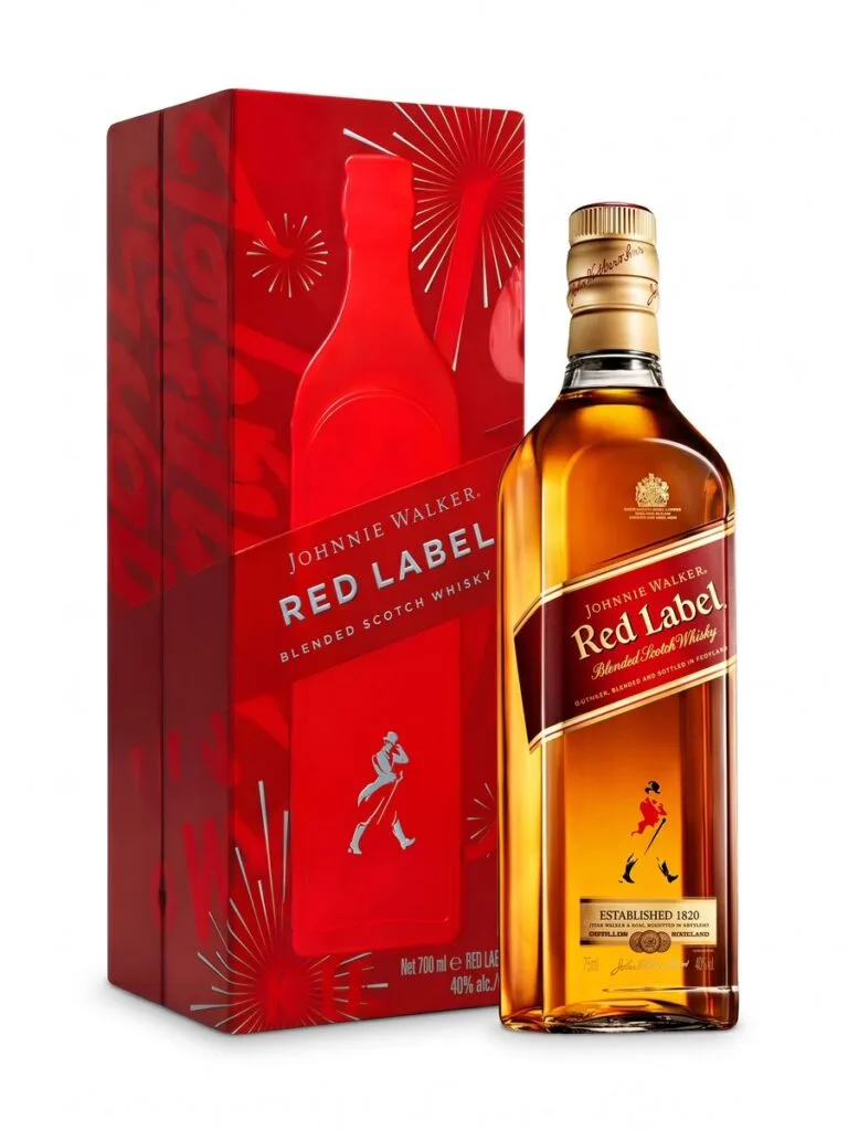 Johnnie Walker Red Label – Hộp quà Tết 2027 – blended Scotch, Scotland, 700ml